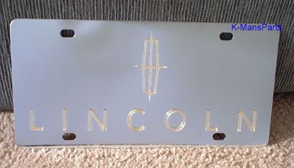 Lincoln w/script Gold S/S plate